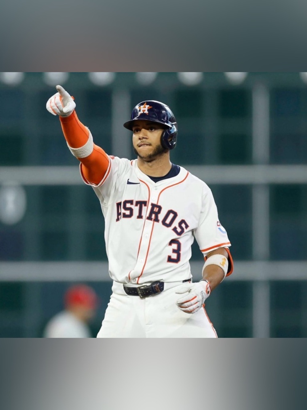 Nike Authentic Houston Astros Jeremy Peña #3 MLB White Jersey Men’s Size: XL - Picture 2 of 8